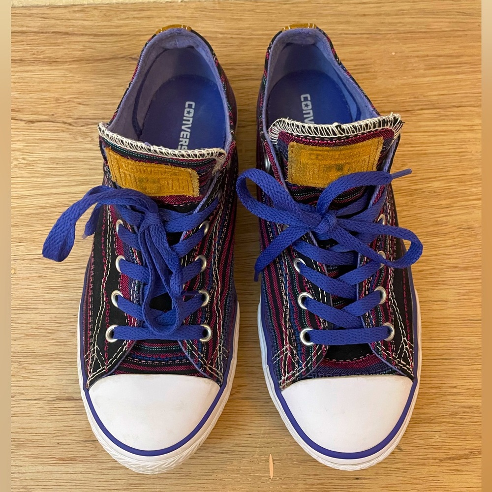 Converse All Star OX Summer crafted low top purple sneakers Adult women size 7-8